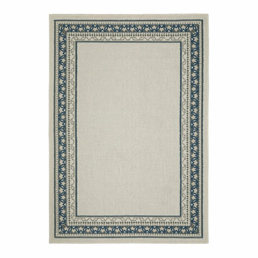 Plow & Hearth Indoor/Outdoor York Border Polypropylene Rug, 7'10" x 10'