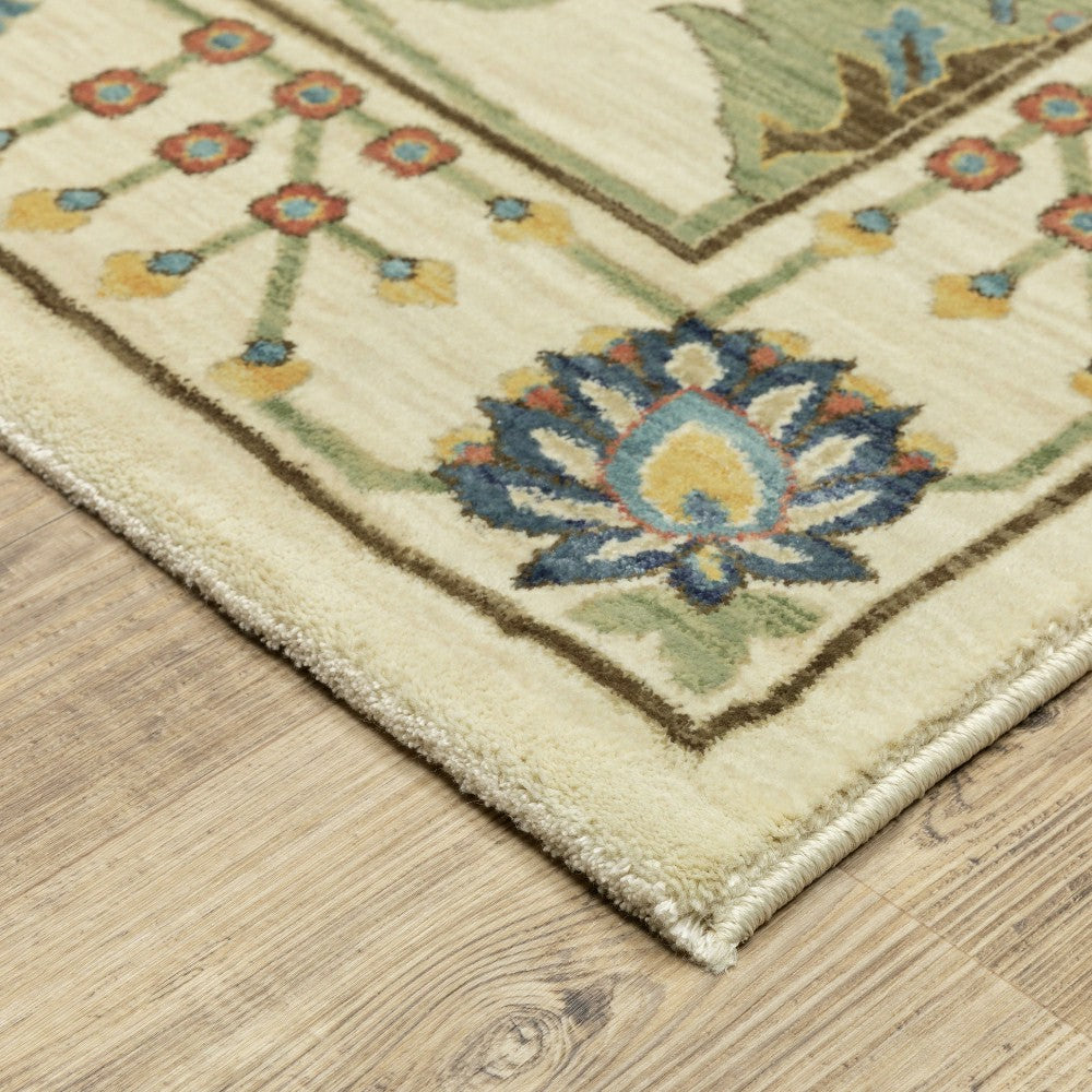 Plow & Hearth Clover Hill Gems Polypropylene Rug