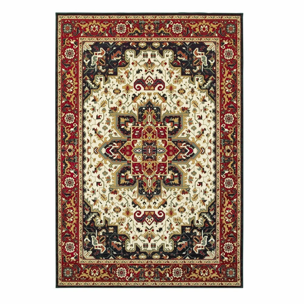 Plow & Hearth Sheridan Medallion Polypropylene Rug