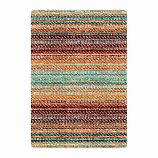 Plow & Hearth October Stripe Rug, 4' x 5'