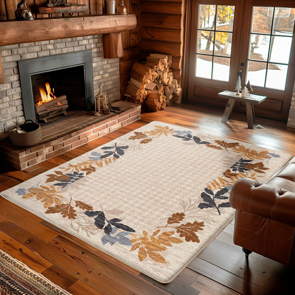 Plow & Hearth Autumn Bough EnduraStran Rug