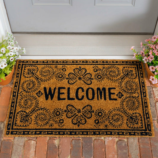 Plow & Hearth American BOHO By JG, Coir Mat