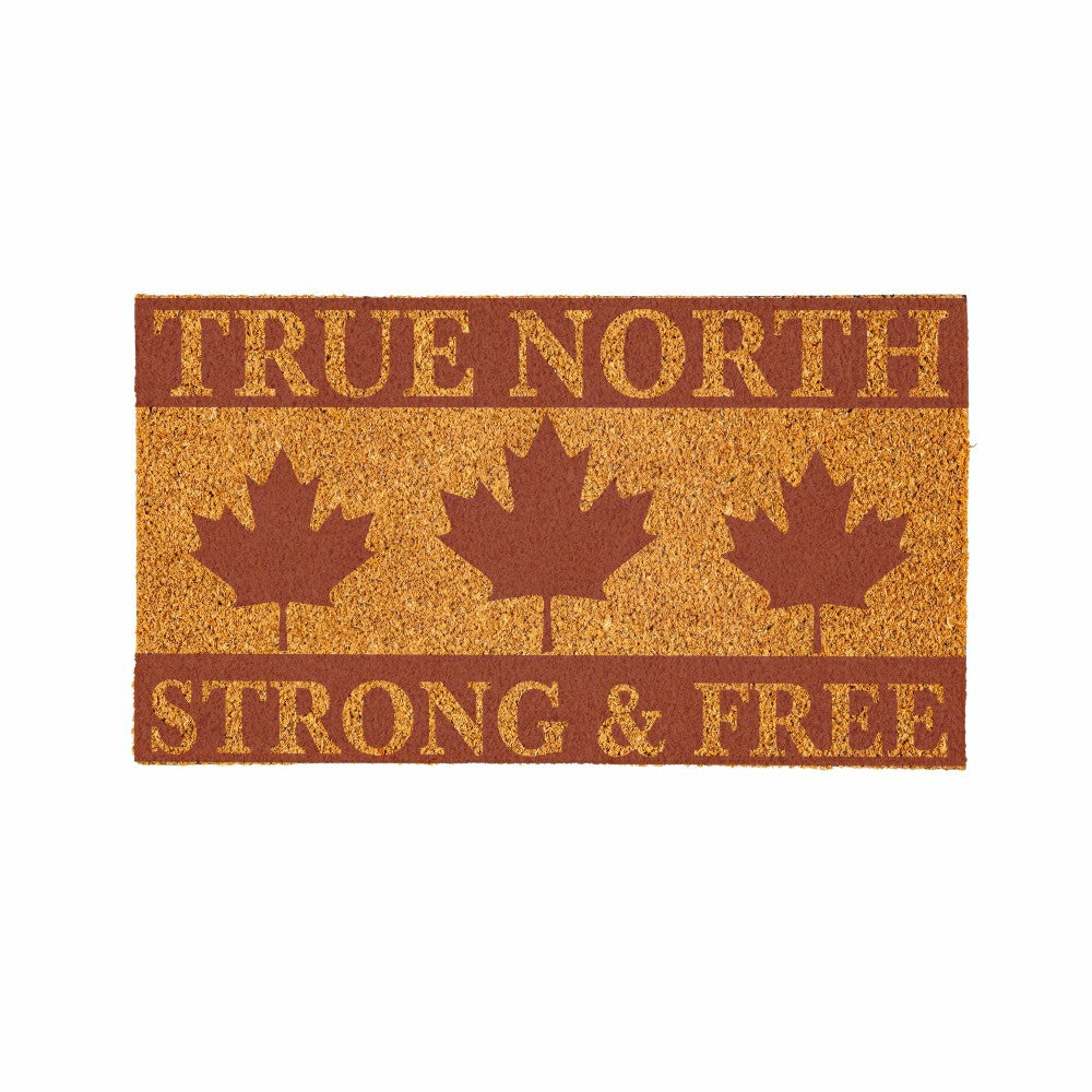 Plow & Hearth EG Studio Northwoods Line-Art Style PNW Animal Icons Coir Mat (28x16)