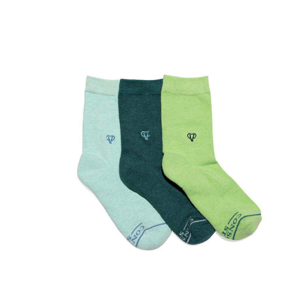 Plow & Hearth Kids Socks that Protect Elephants