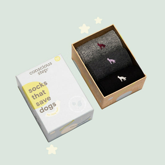 Plow & Hearth Kids Socks that Save Dogs