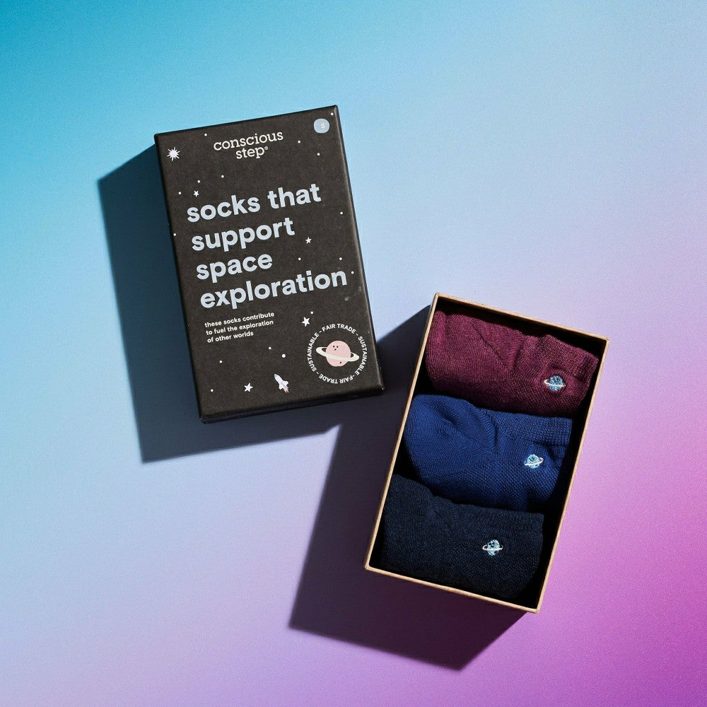 Plow & Hearth Socks that Support Space Exploration