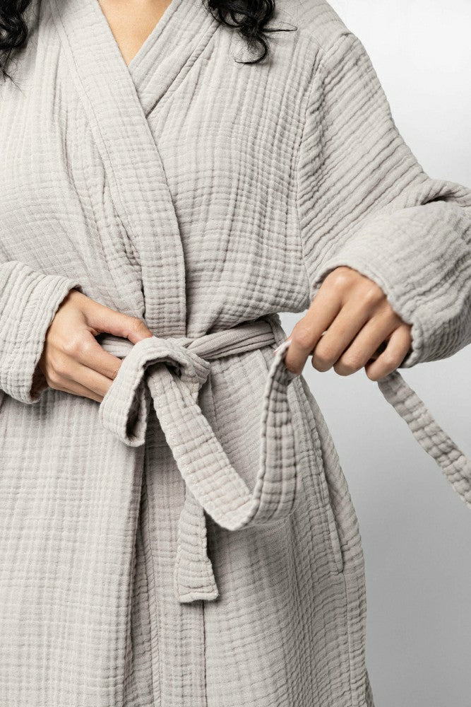 Plow & Hearth Muslin Cotton Kimono