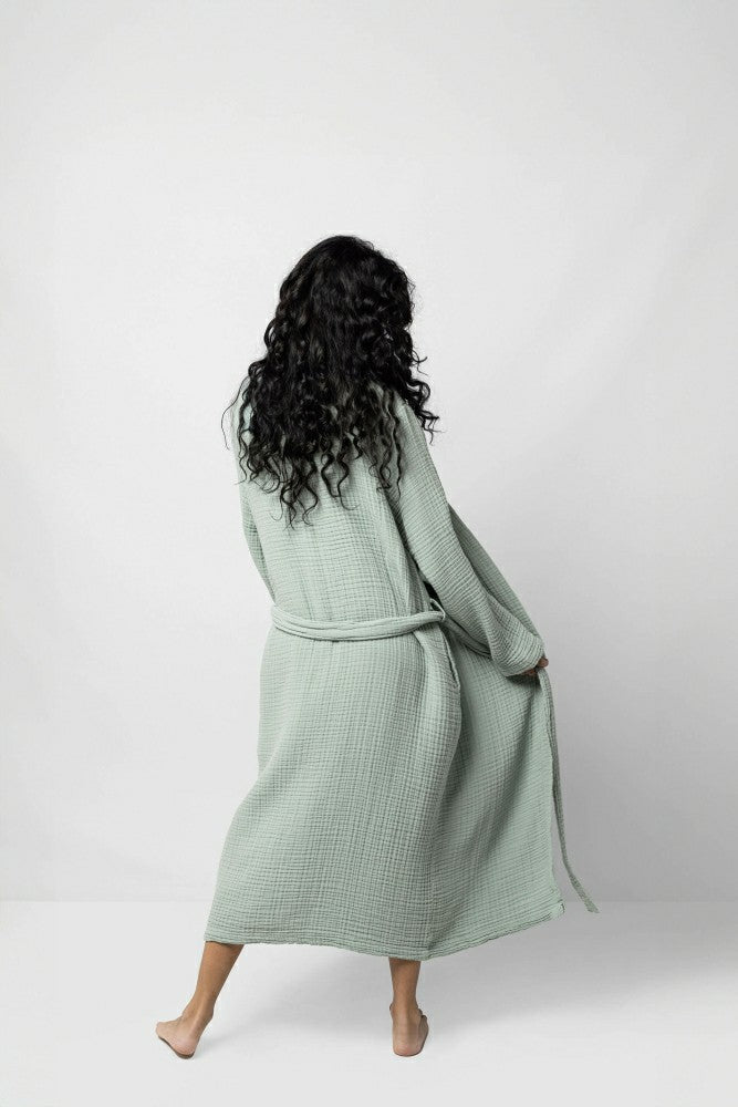 Plow & Hearth Muslin Cotton Kimono