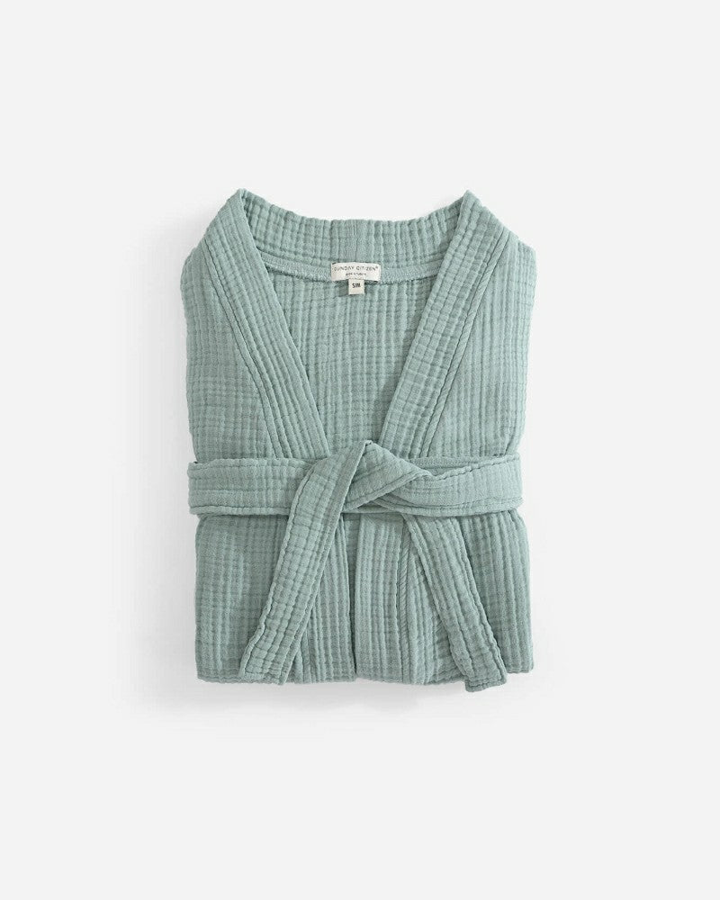 Plow & Hearth Muslin Cotton Kimono