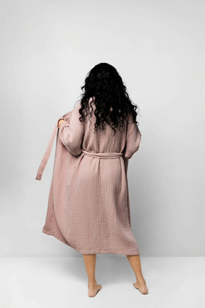 Plow & Hearth Muslin Cotton Kimono