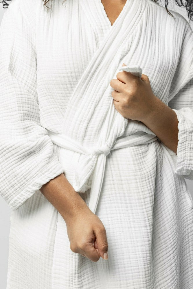Plow & Hearth Muslin Cotton Kimono