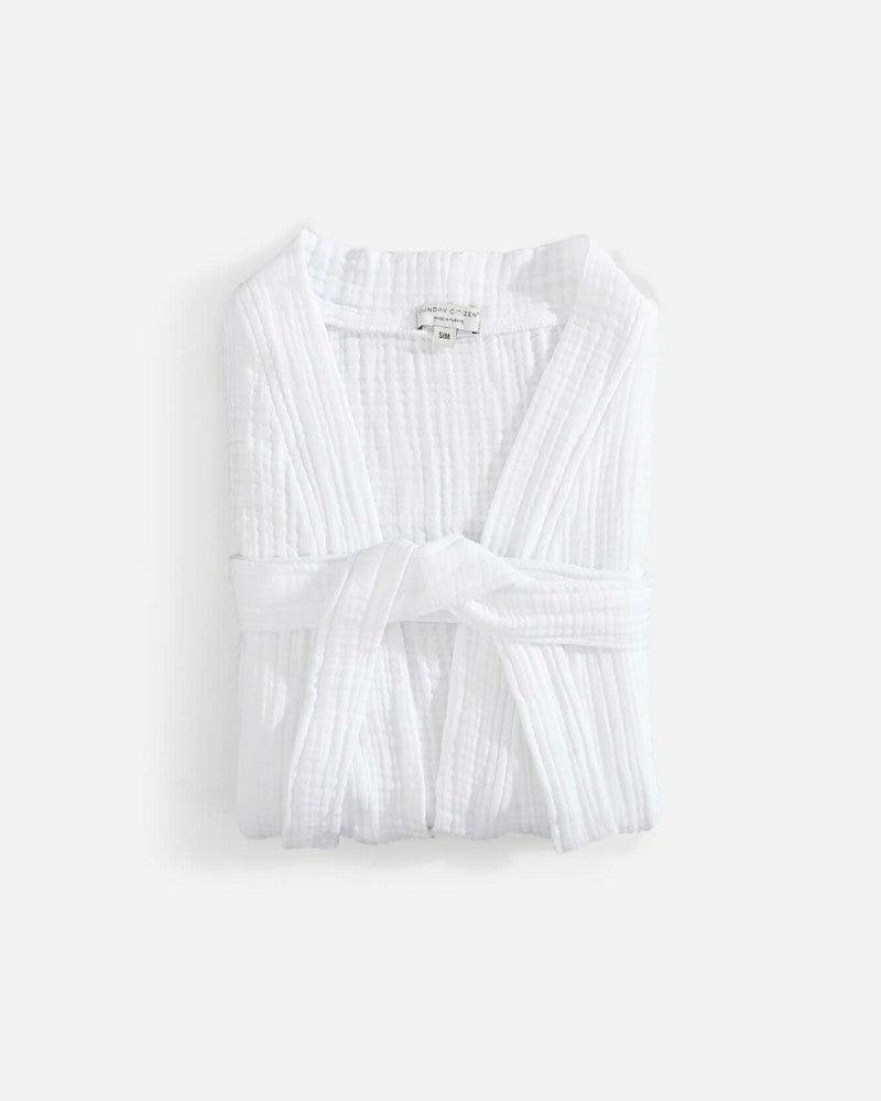 Plow & Hearth Muslin Cotton Kimono