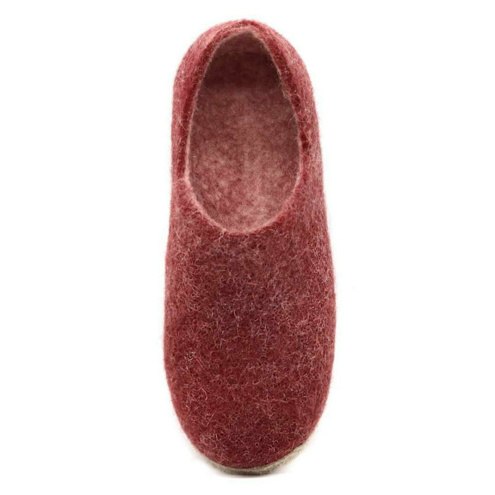 Plow & Hearth Womens Victoria Wool House Shoe