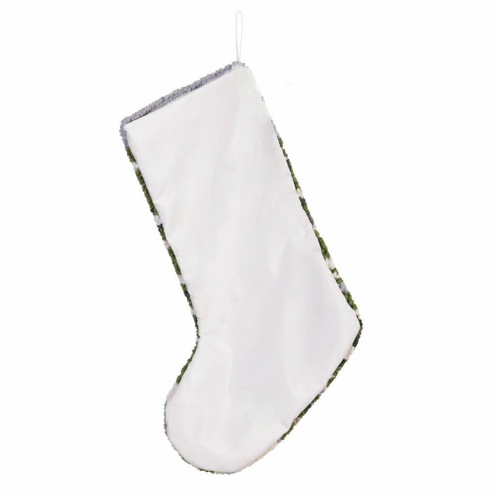 Plow & Hearth Snow Fox Hook Stocking