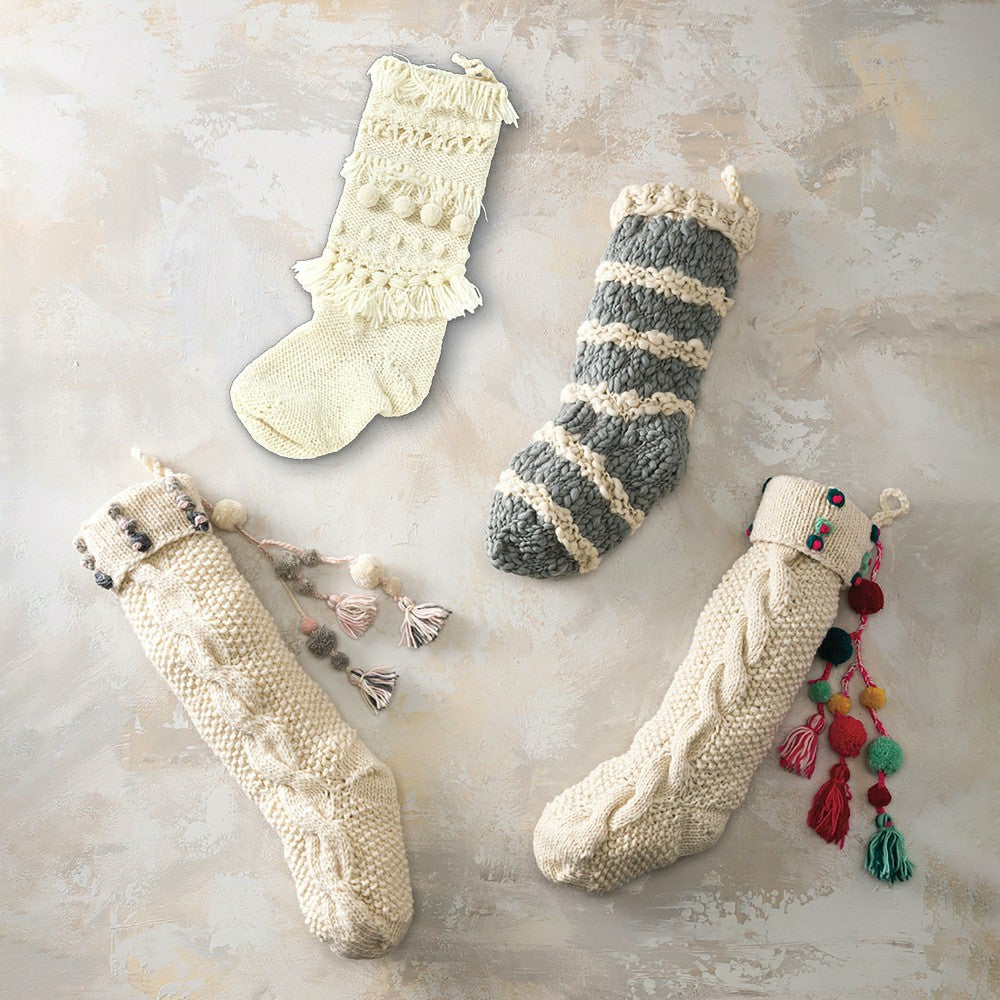 Plow & Hearth Knit Stocking