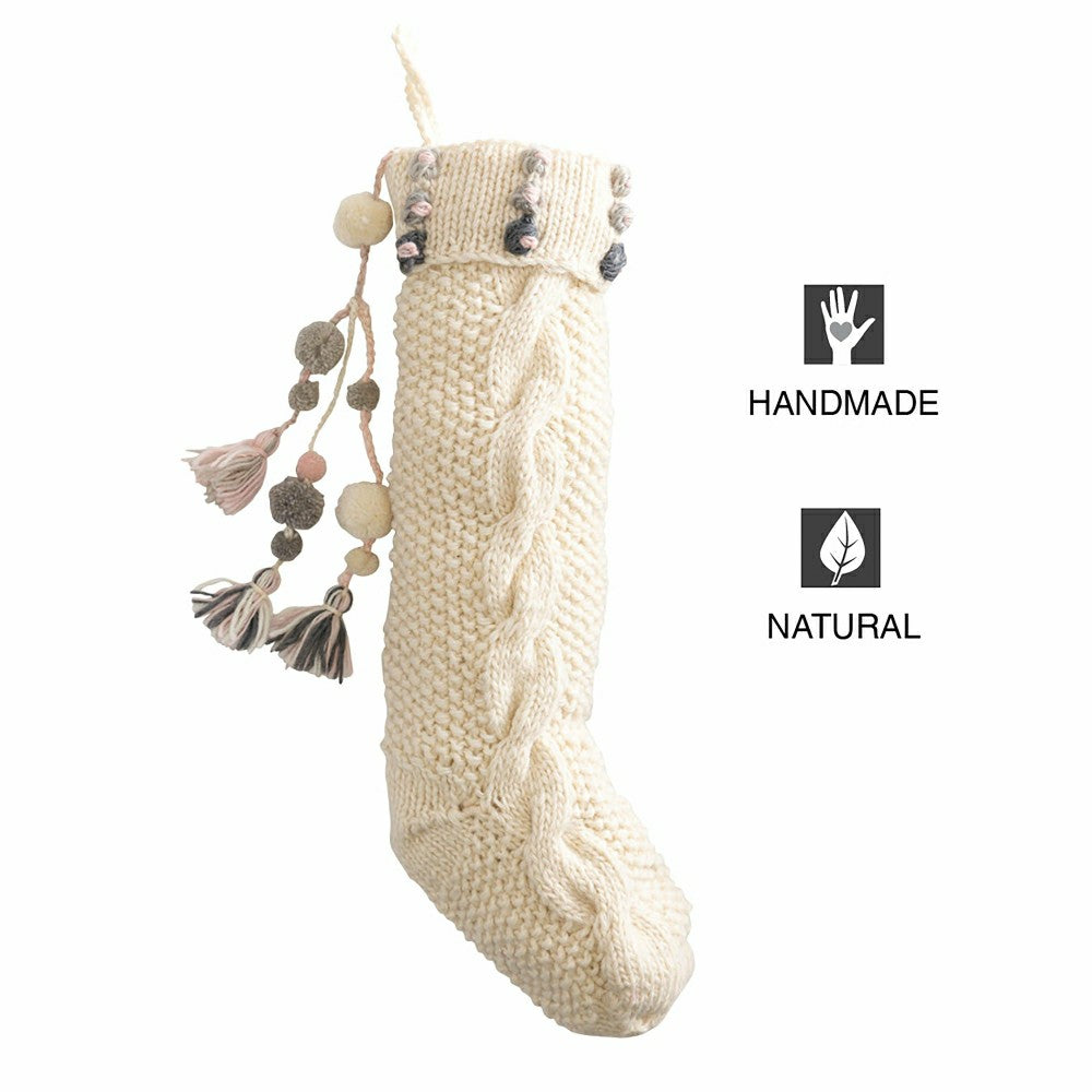 Plow & Hearth Knit Stocking