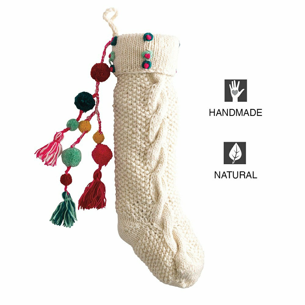 Plow & Hearth Knit Stocking