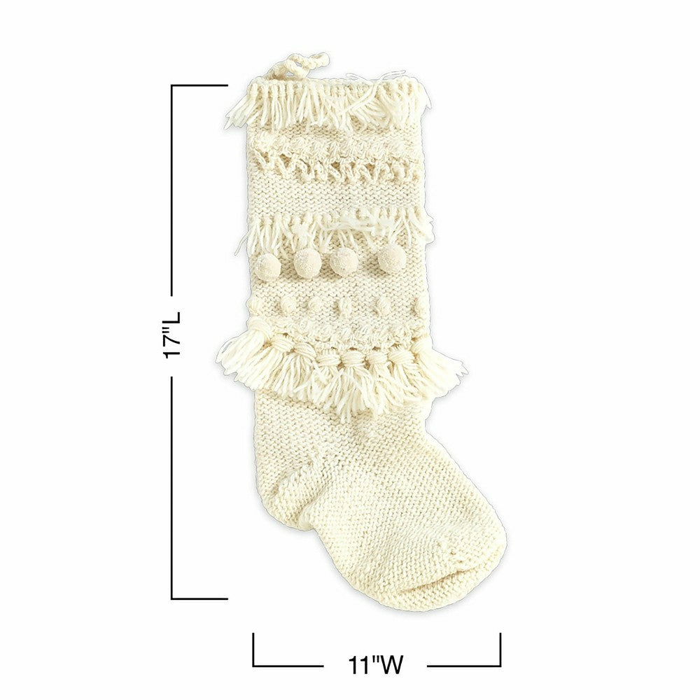 Plow & Hearth Knit Stocking