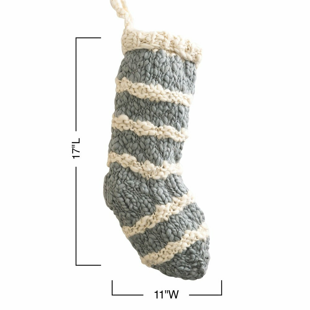 Plow & Hearth Knit Stocking