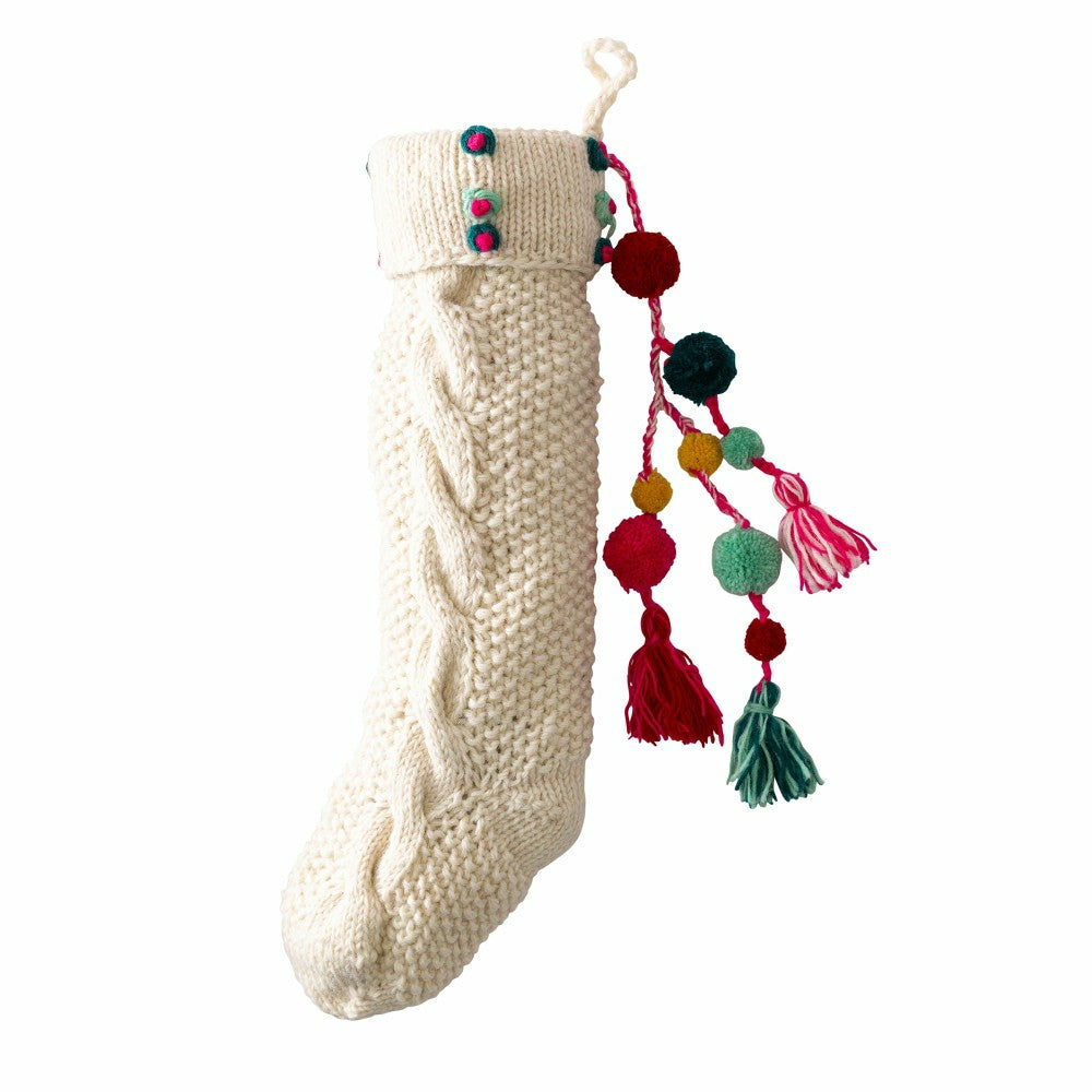 Plow & Hearth Knit Stocking