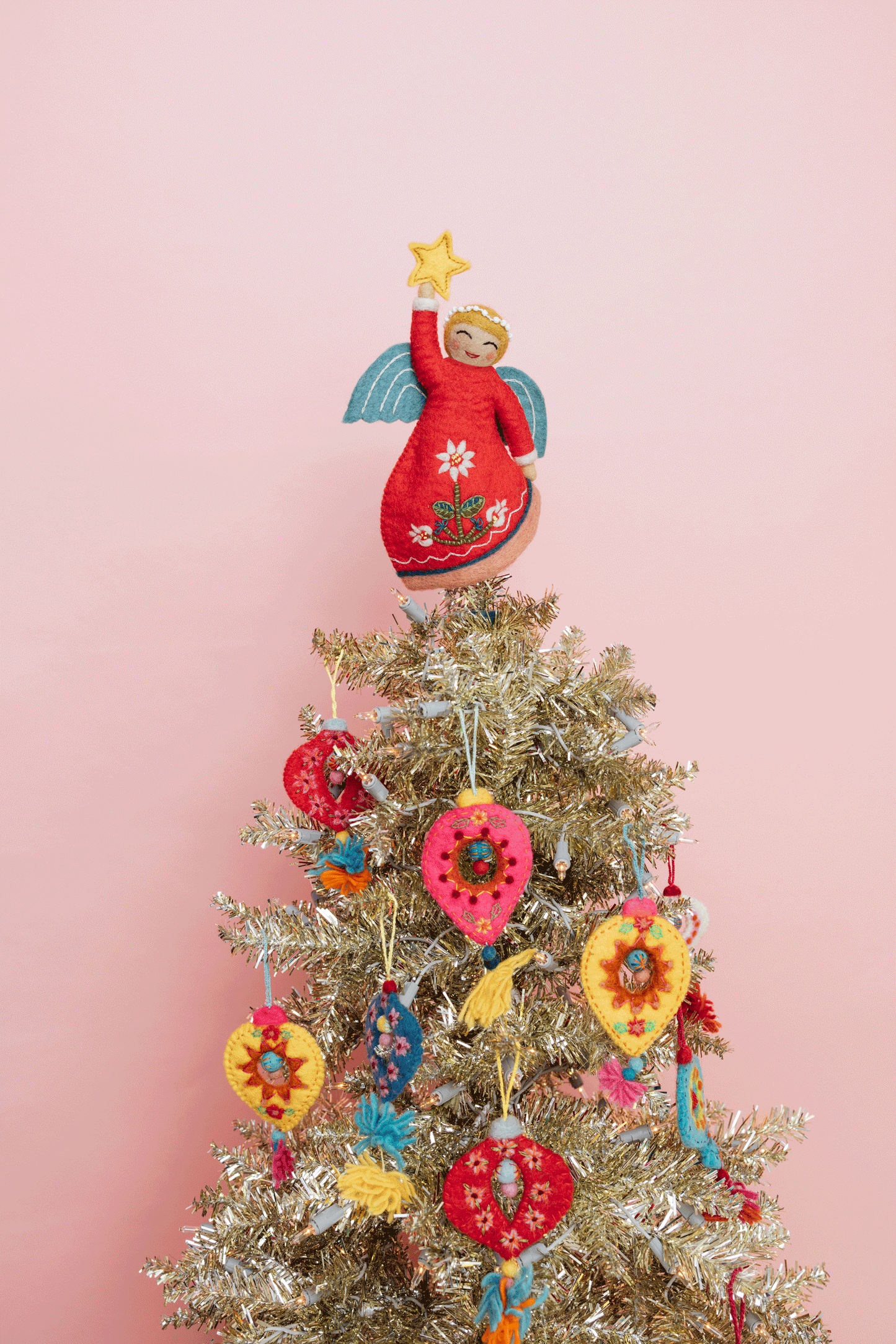 Plow & Hearth Mini Angel Tree Topper