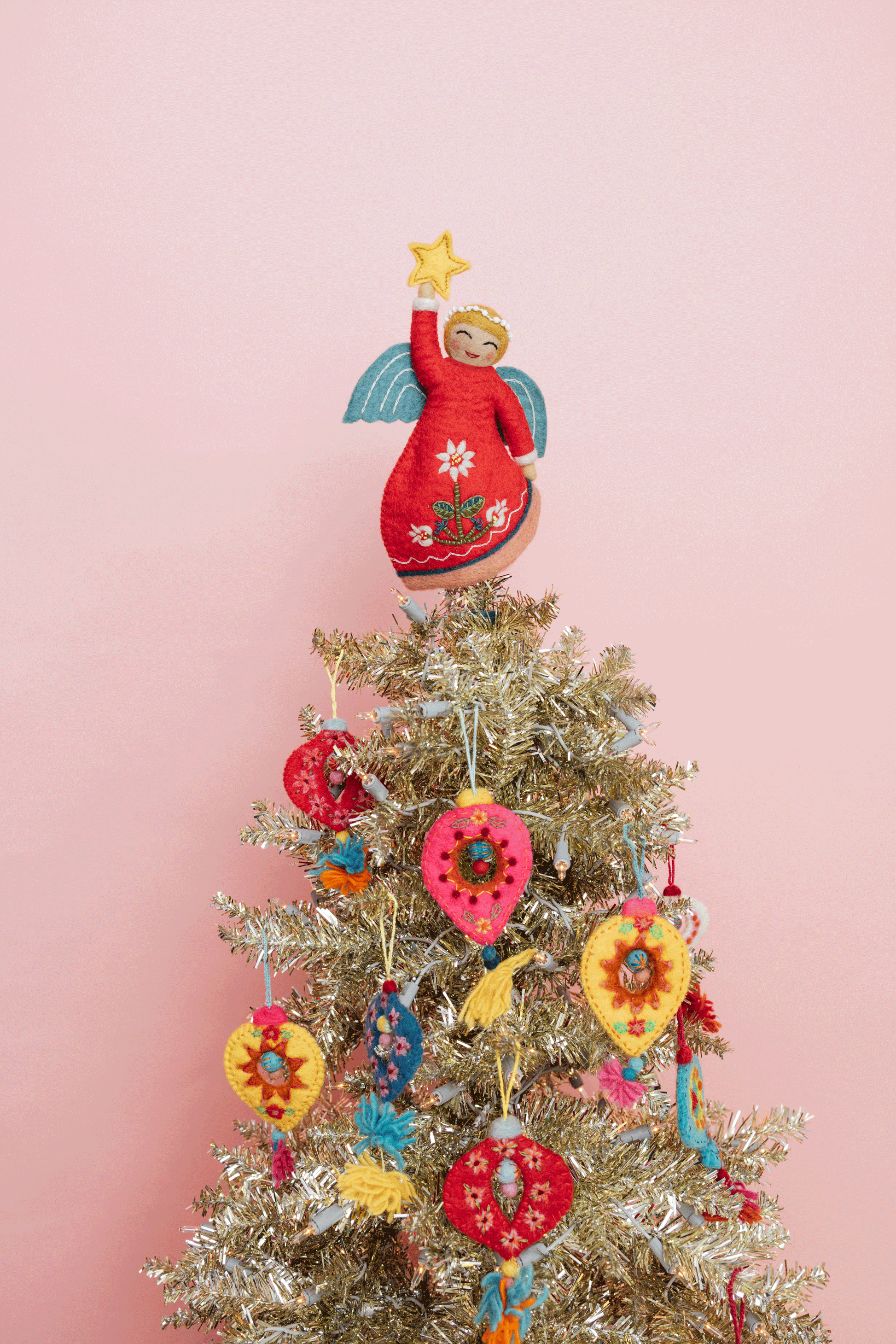 Plow & Hearth Mini Angel Tree Topper
