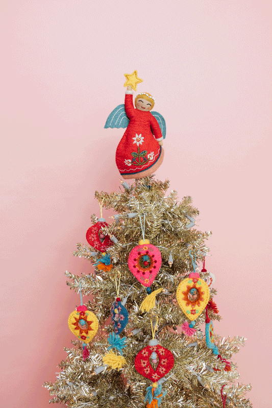 Plow & Hearth Mini Angel Tree Topper