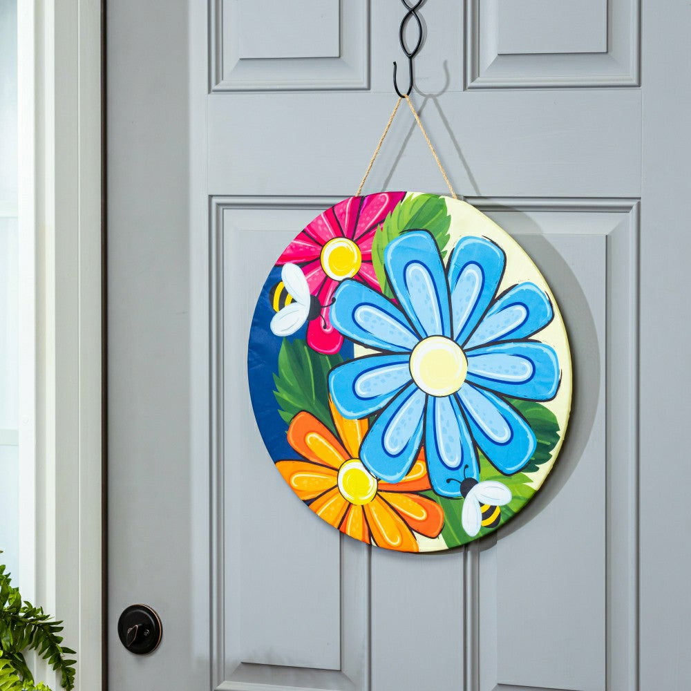Plow & Hearth Vibrant Blooms and Holiday Cheer, 4-Season Interchangeable Door Decor