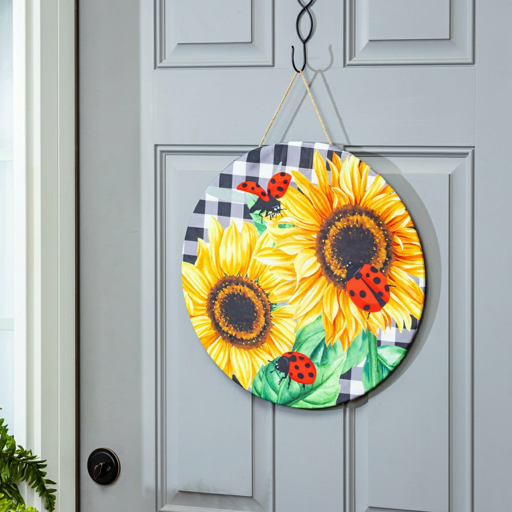 Plow & Hearth Vibrant Blooms and Holiday Cheer, 4-Season Interchangeable Door Decor