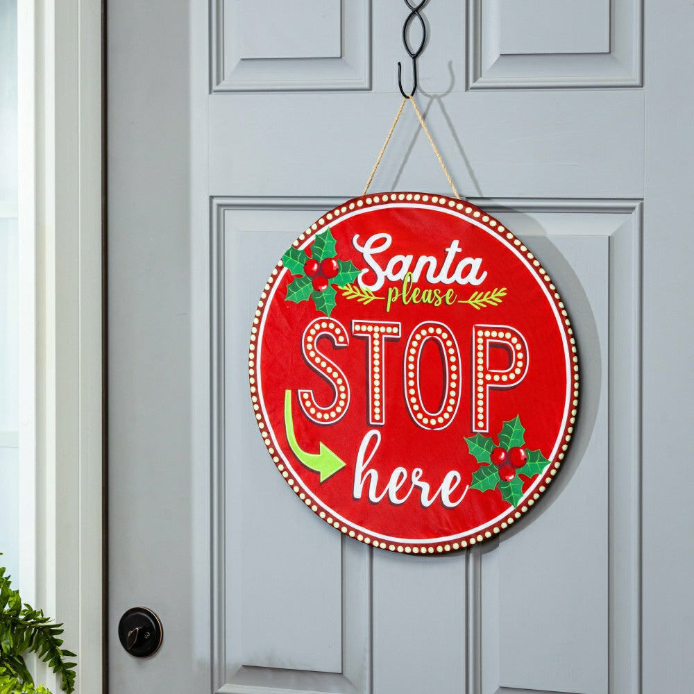 Plow & Hearth Vibrant Blooms and Holiday Cheer, 4-Season Interchangeable Door Decor