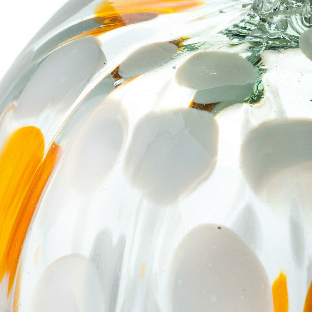 Plow & Hearth Large Recycled Glass Pumpkin
