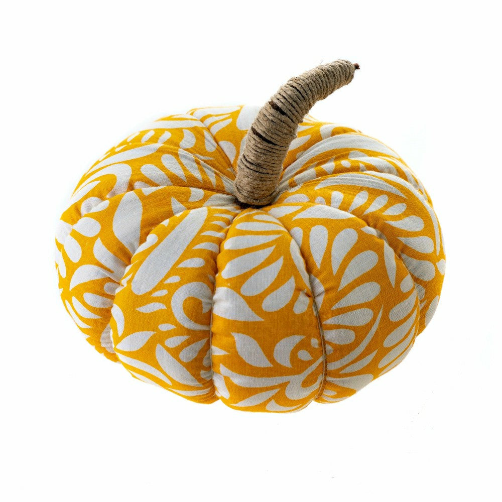 Plow & Hearth Recycled Sari Pumpkin, Set of 2