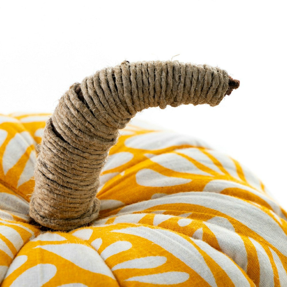 Plow & Hearth Recycled Sari Pumpkin, Set of 2