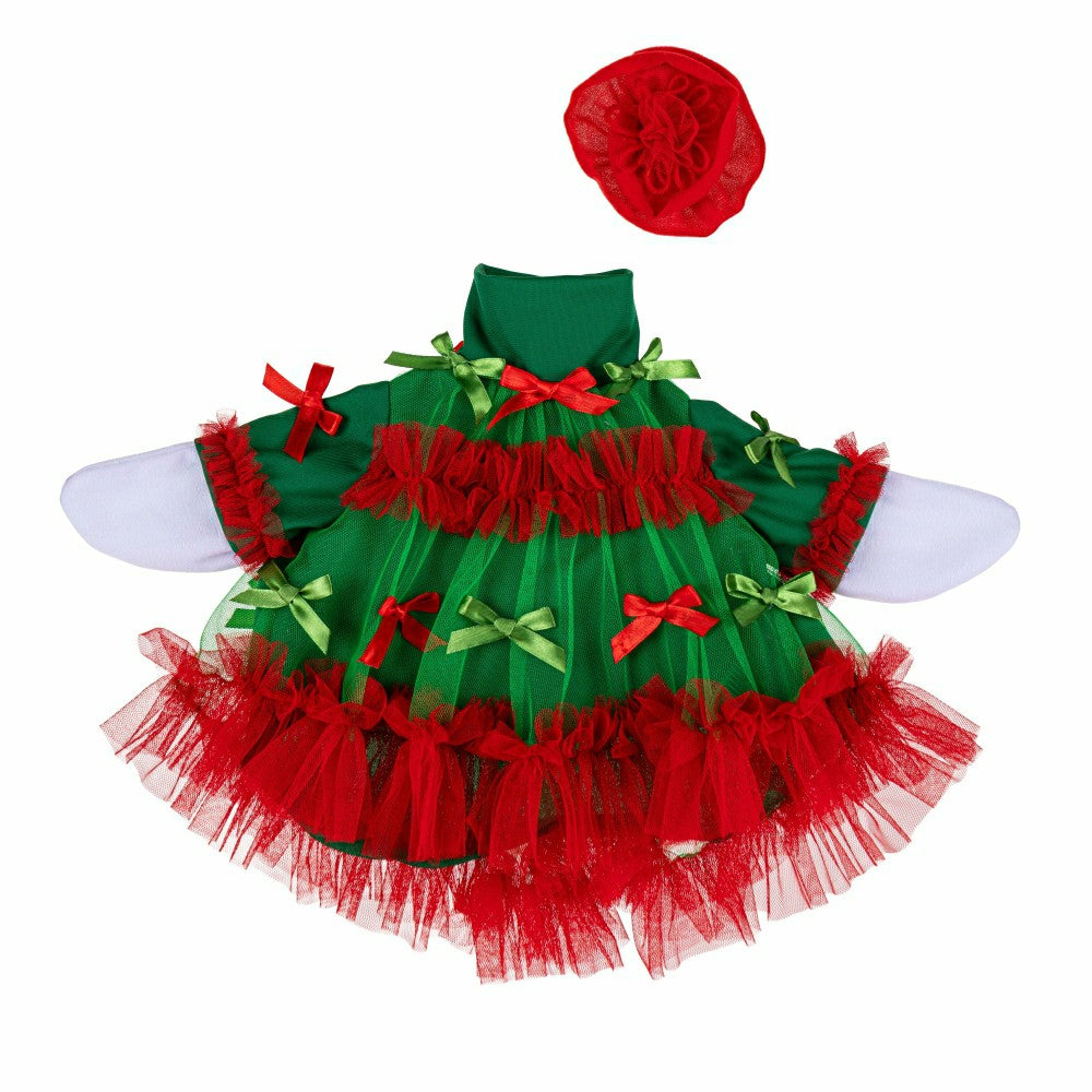 Plow & Hearth Giddy The Goose, Metal Porch Statue With Holiday Red and Green Outfit, 21"H