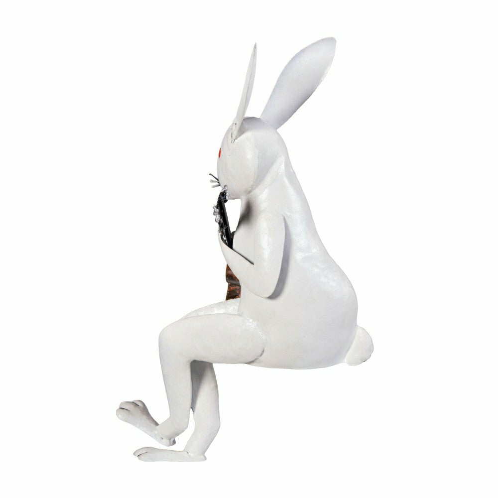 Plow & Hearth Band of Bunnies Garden Statue, Set of 4