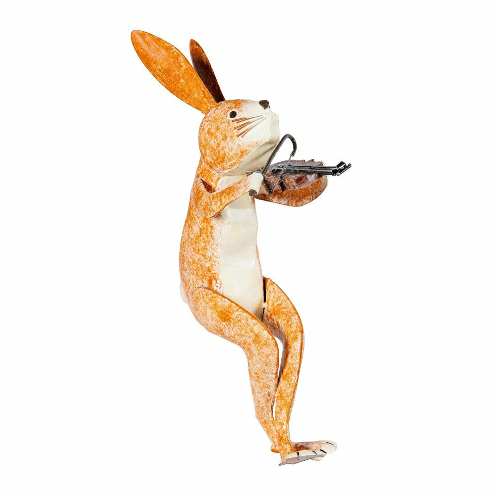 Plow & Hearth Band of Bunnies Garden Statue, Set of 4
