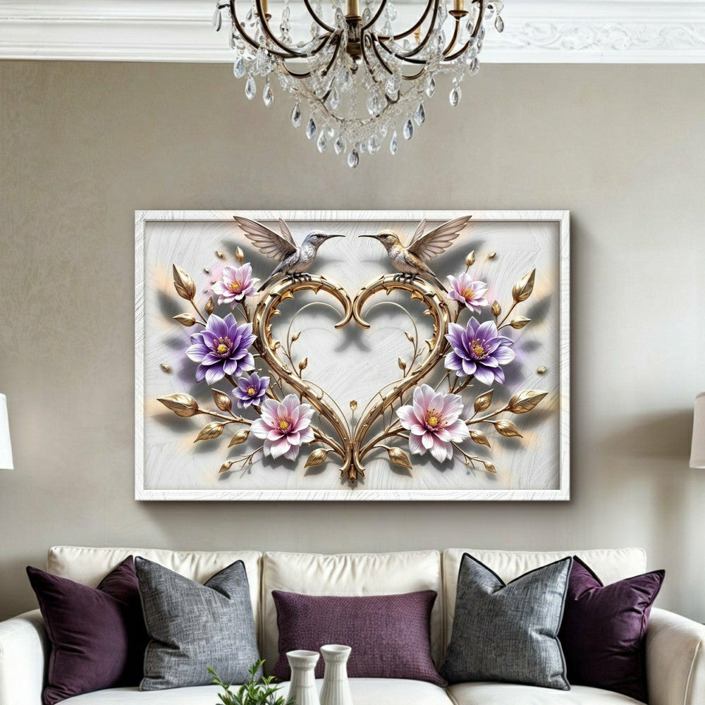 Plow & Hearth 3D Hummingbirds Wall Art