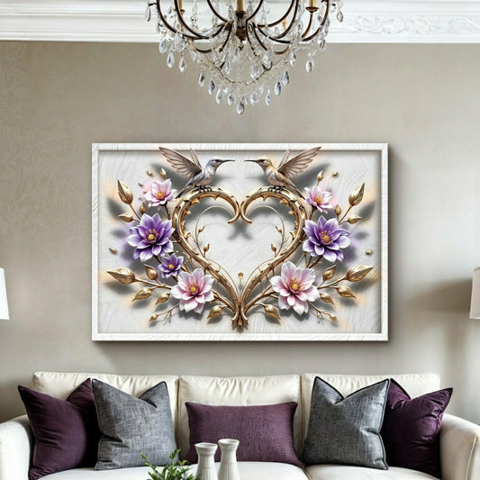 Plow & Hearth 3D Hummingbirds Wall Art