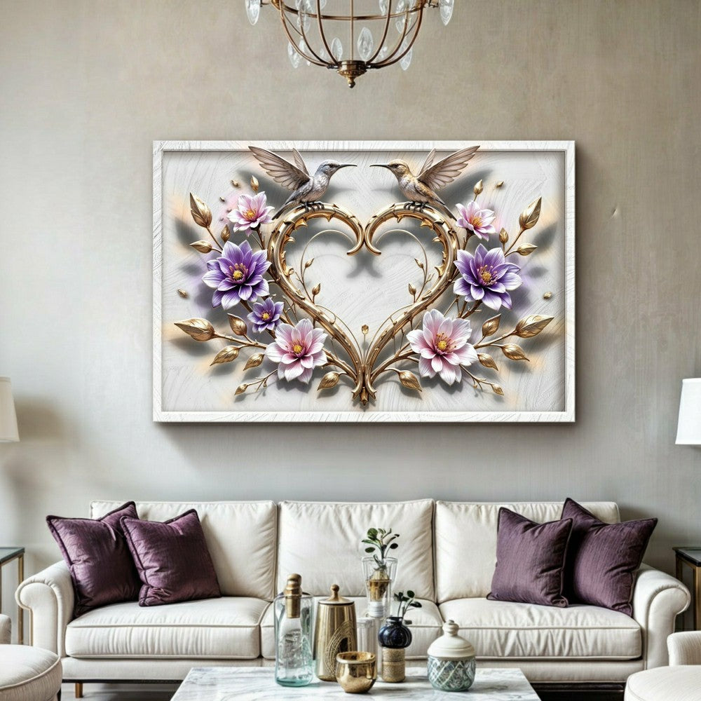 Plow & Hearth 3D Hummingbirds Wall Art
