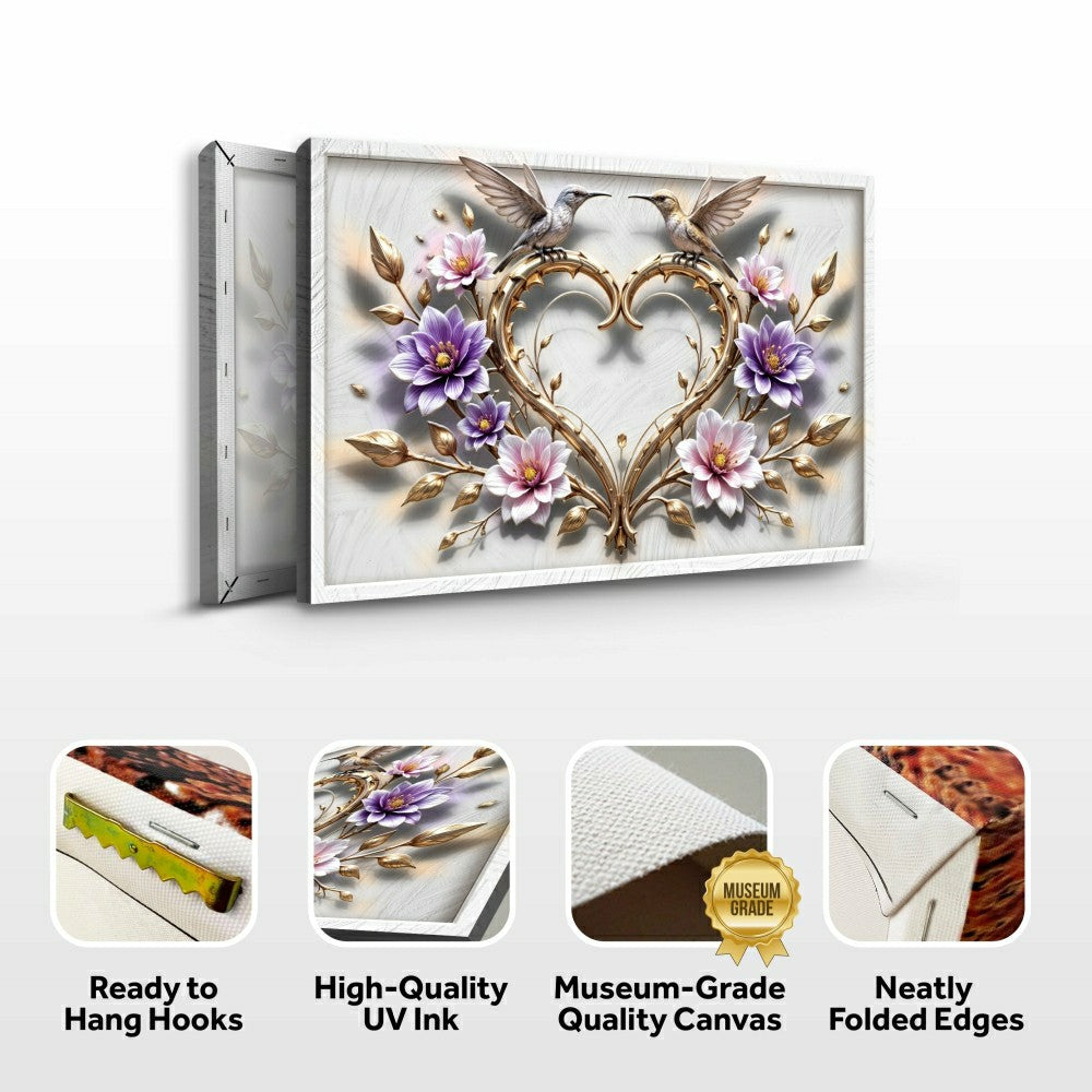 Plow & Hearth 3D Hummingbirds Wall Art