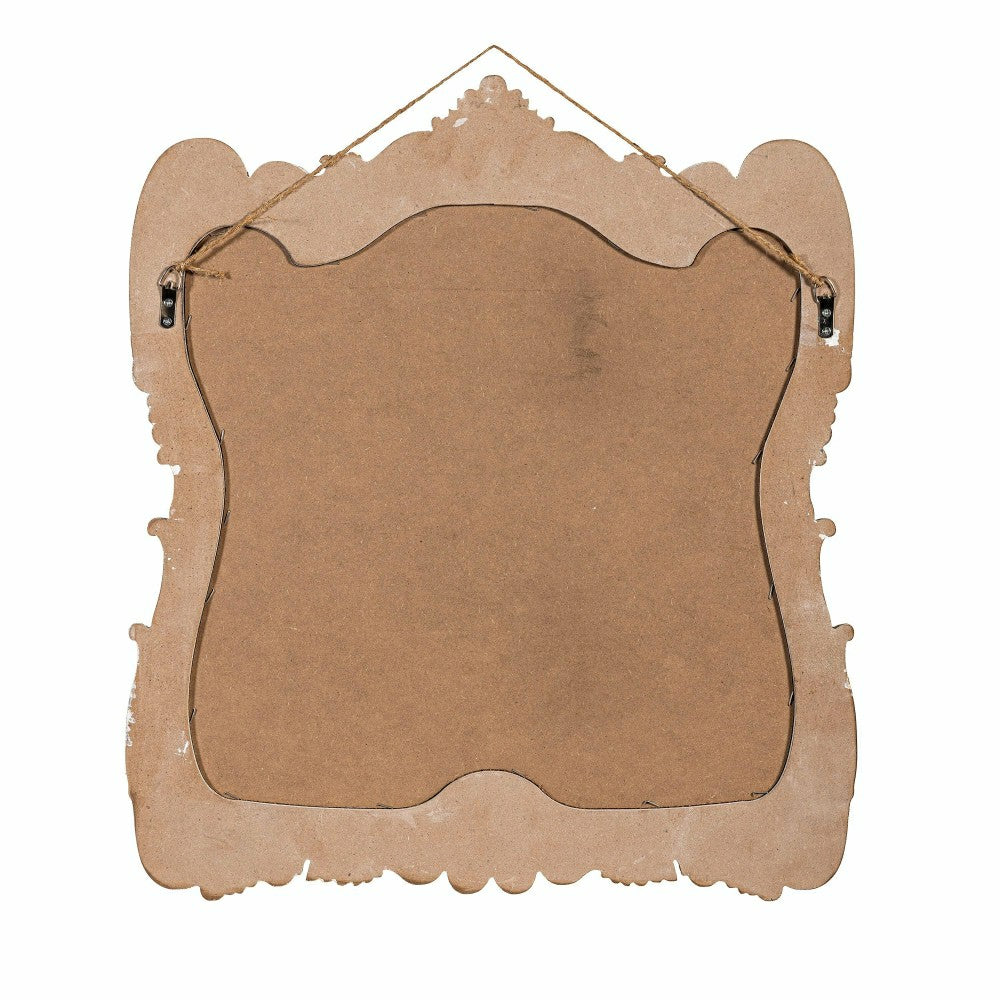 Plow & Hearth Petal & Plow Indoor Wall Decor, Wood, Chicken in Gold Decorative Frame