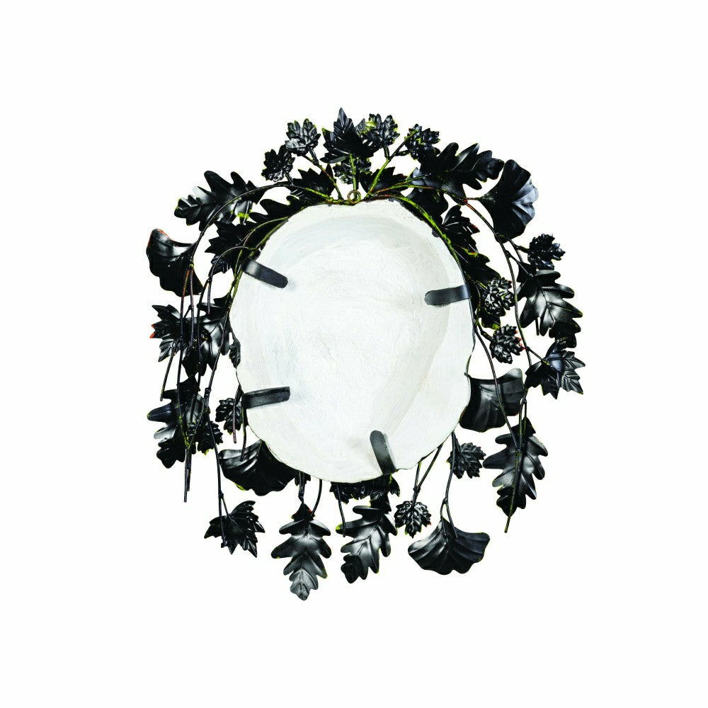 Plow & Hearth Green Floral Nymph Metal Wall Décor