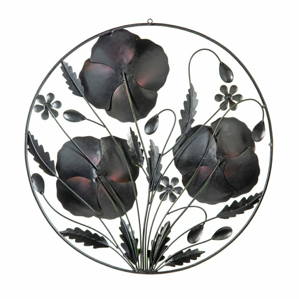 Plow & Hearth Poppy Wall Décor