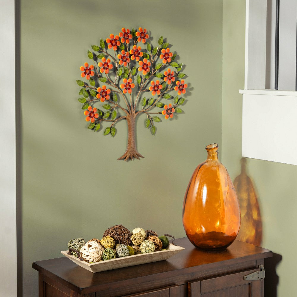 Plow & Hearth Floral Tree of Life Wall Décor