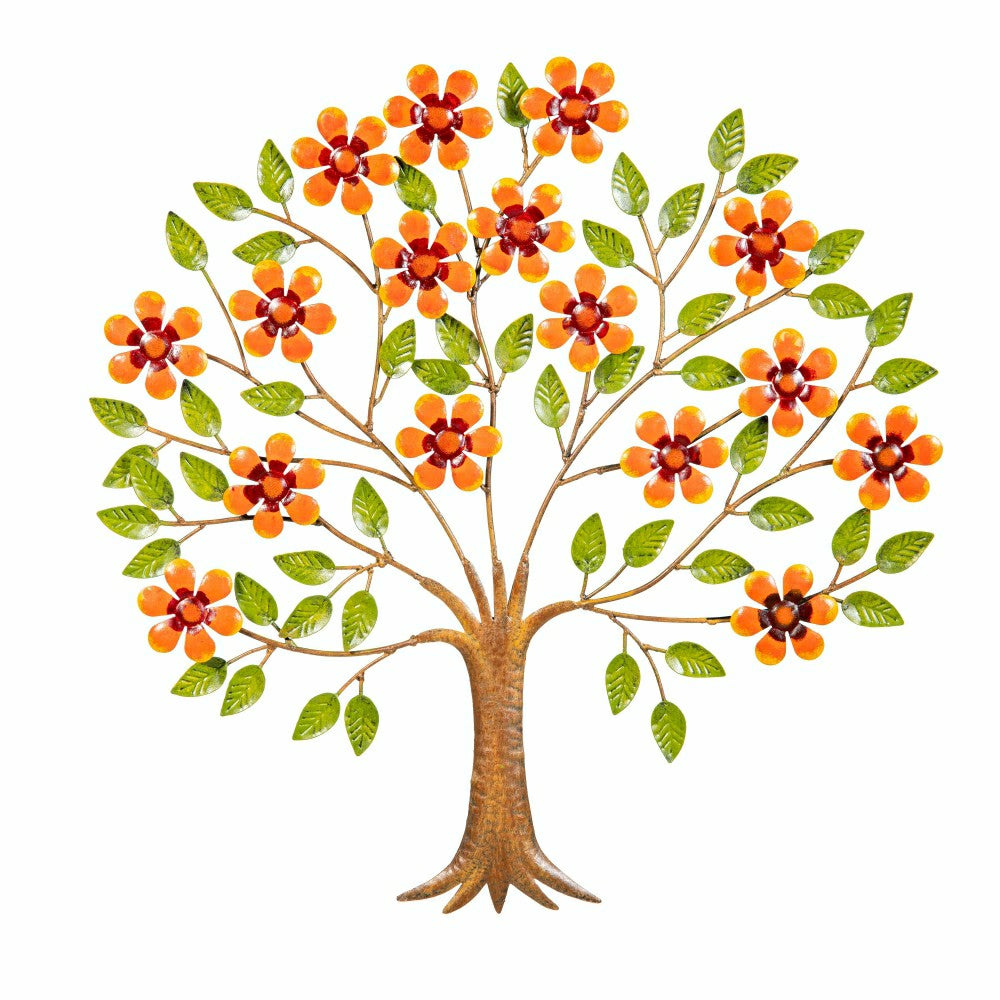 Plow & Hearth Floral Tree of Life Wall Décor