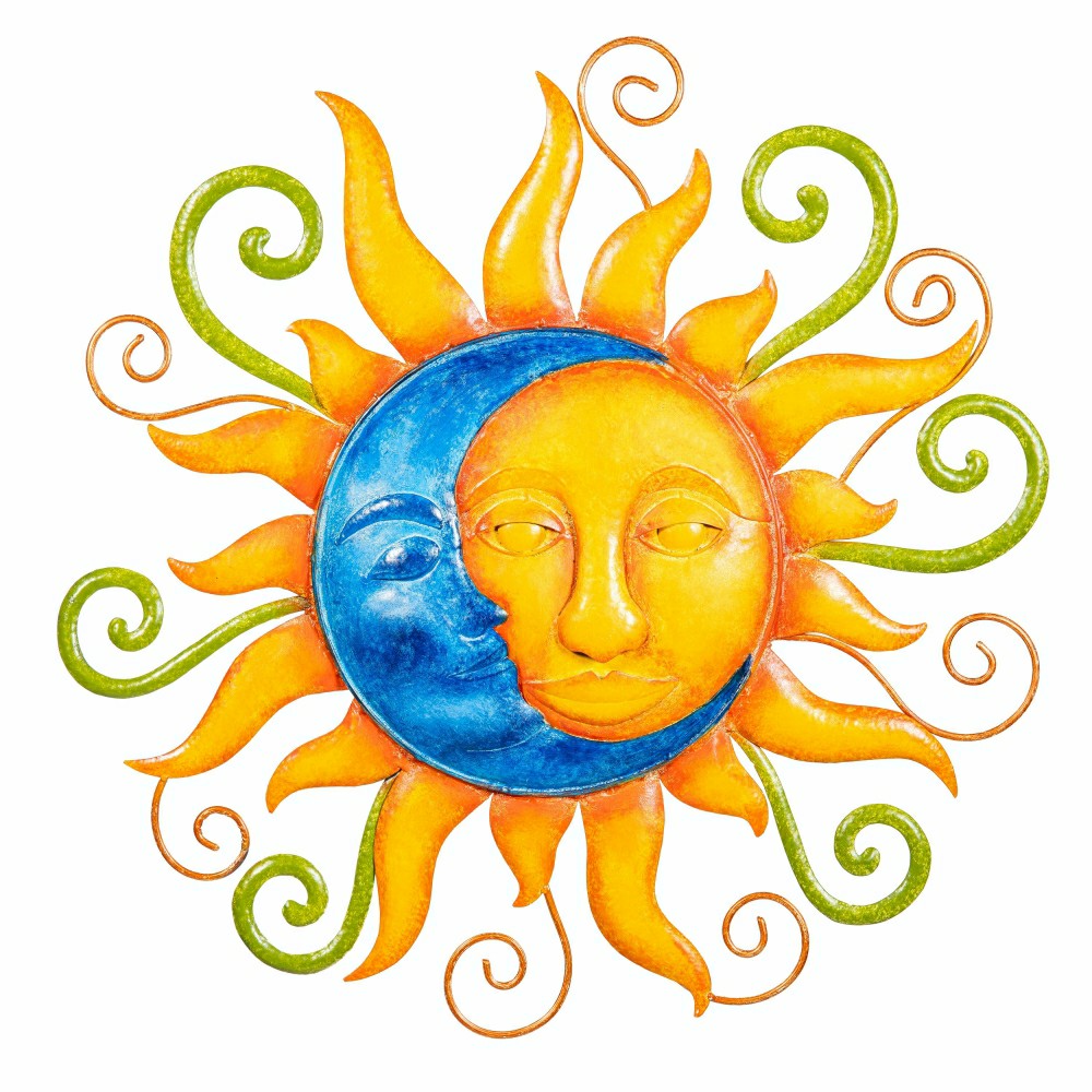 Plow & Hearth Sun and Moon Wall Décor