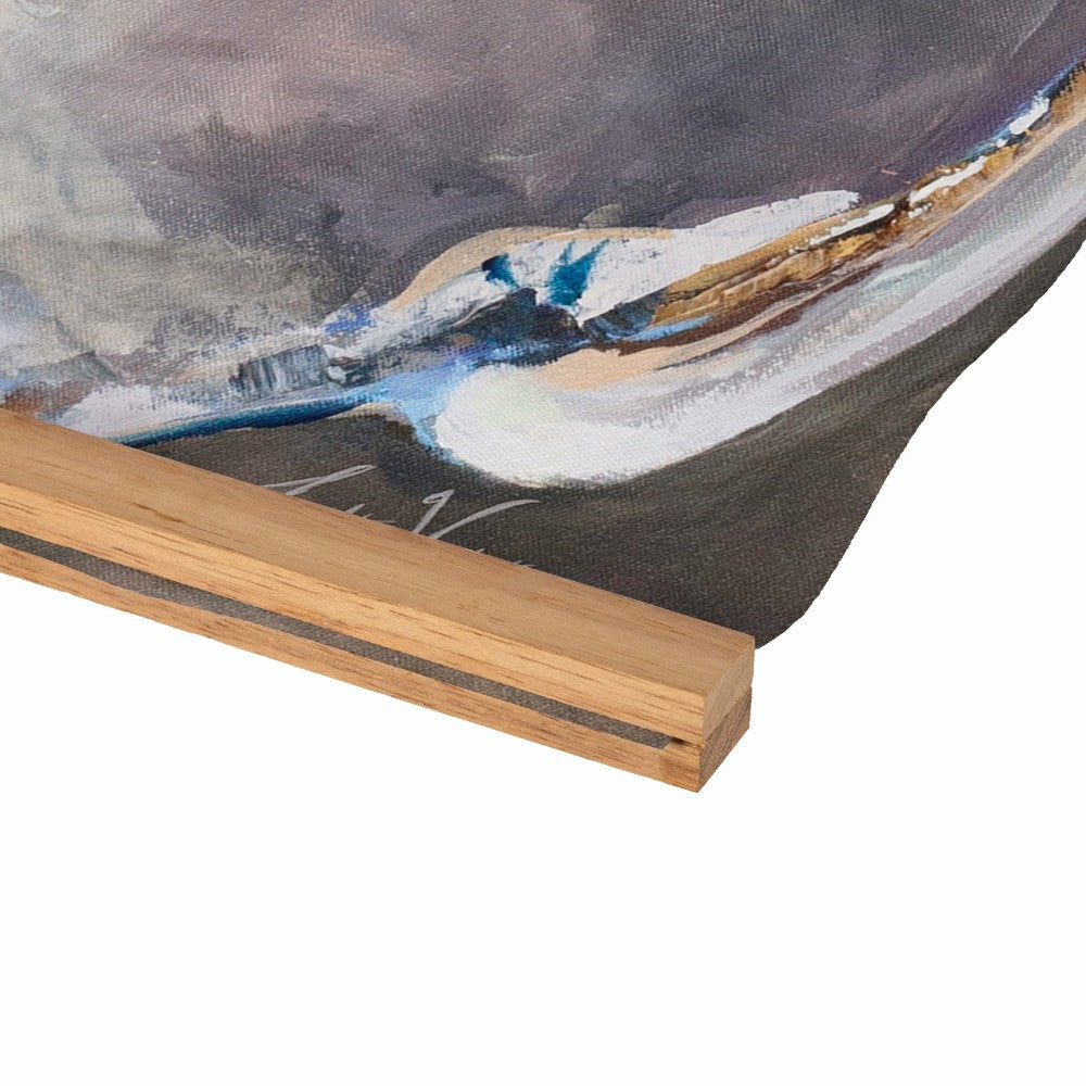 Plow & Hearth Seaside Retreat Indoor Wall Décor Canvas Tapestry, Shells