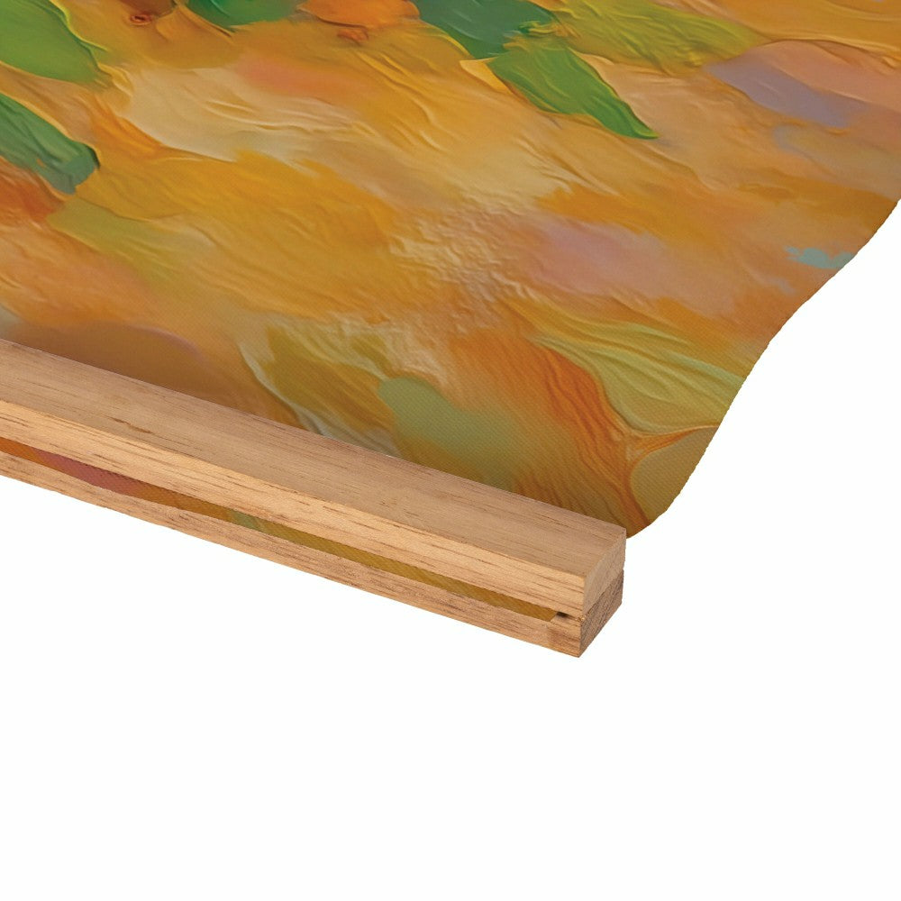 Plow & Hearth Hillside Pasture Indoor Wall Décor Canvas Tapestry, Floral Boots