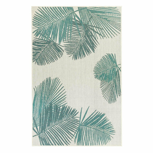Plow & Hearth Indoor/Outdoor Textured Palms Polypropylene Rug, 6'6" x 9'4"