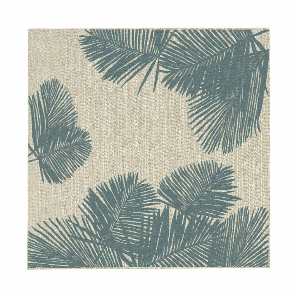 Plow & Hearth Indoor/Outdoor Textured Palms Polypropylene Rug, 4'10" x 7'6"
